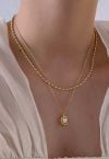 Double Chain Freshwater Pearl Necklace