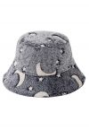 Starry Sky Bucket Hat in Grey