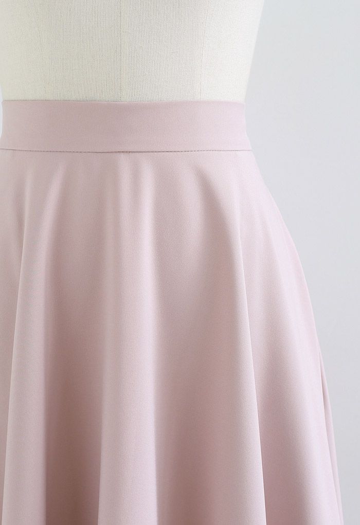 Refine Ladylike A-Line Midi Skirt