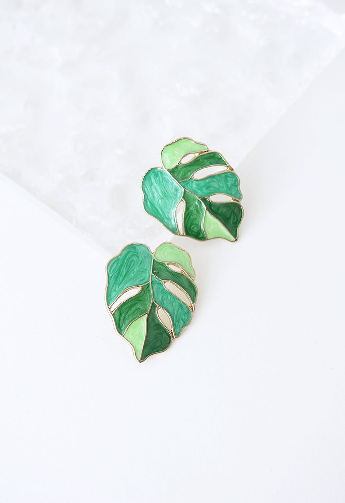 Greenery Leaf Earrings