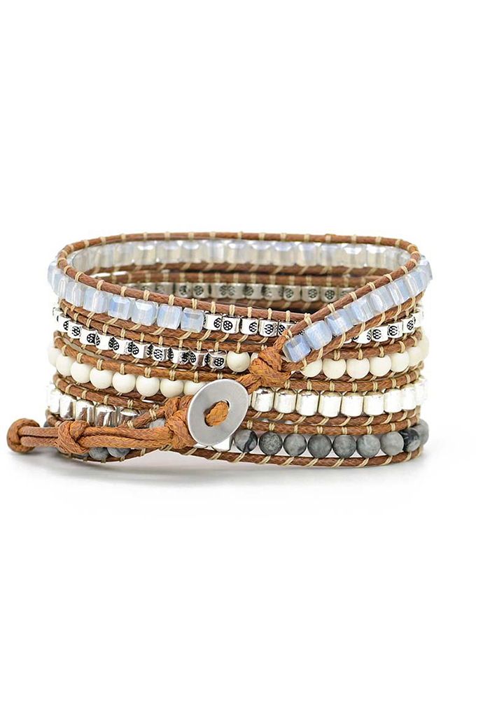 Trendy Multi Beads Weave Watch Strap