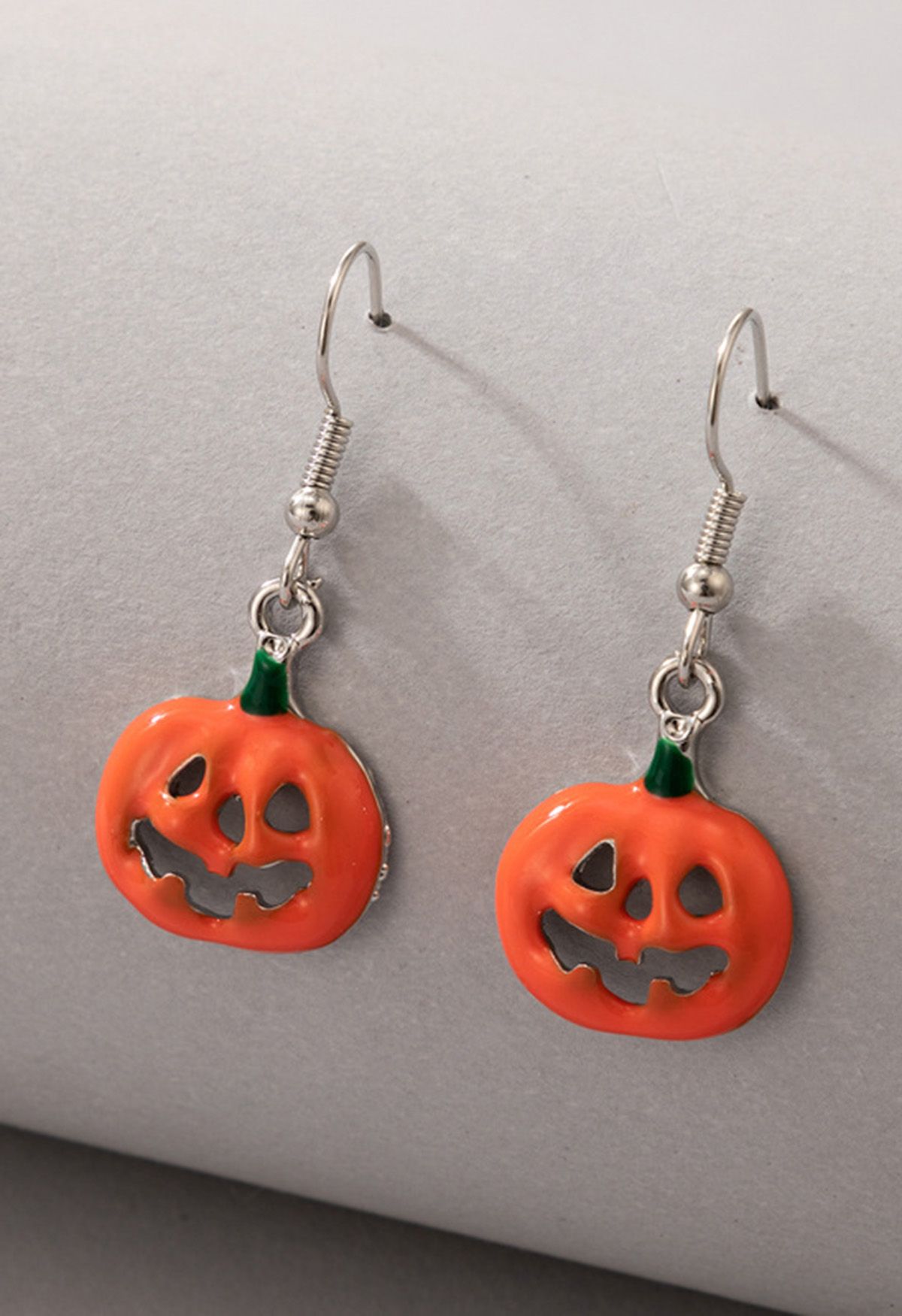 Melting Hollow Out Pumpkin Earrings