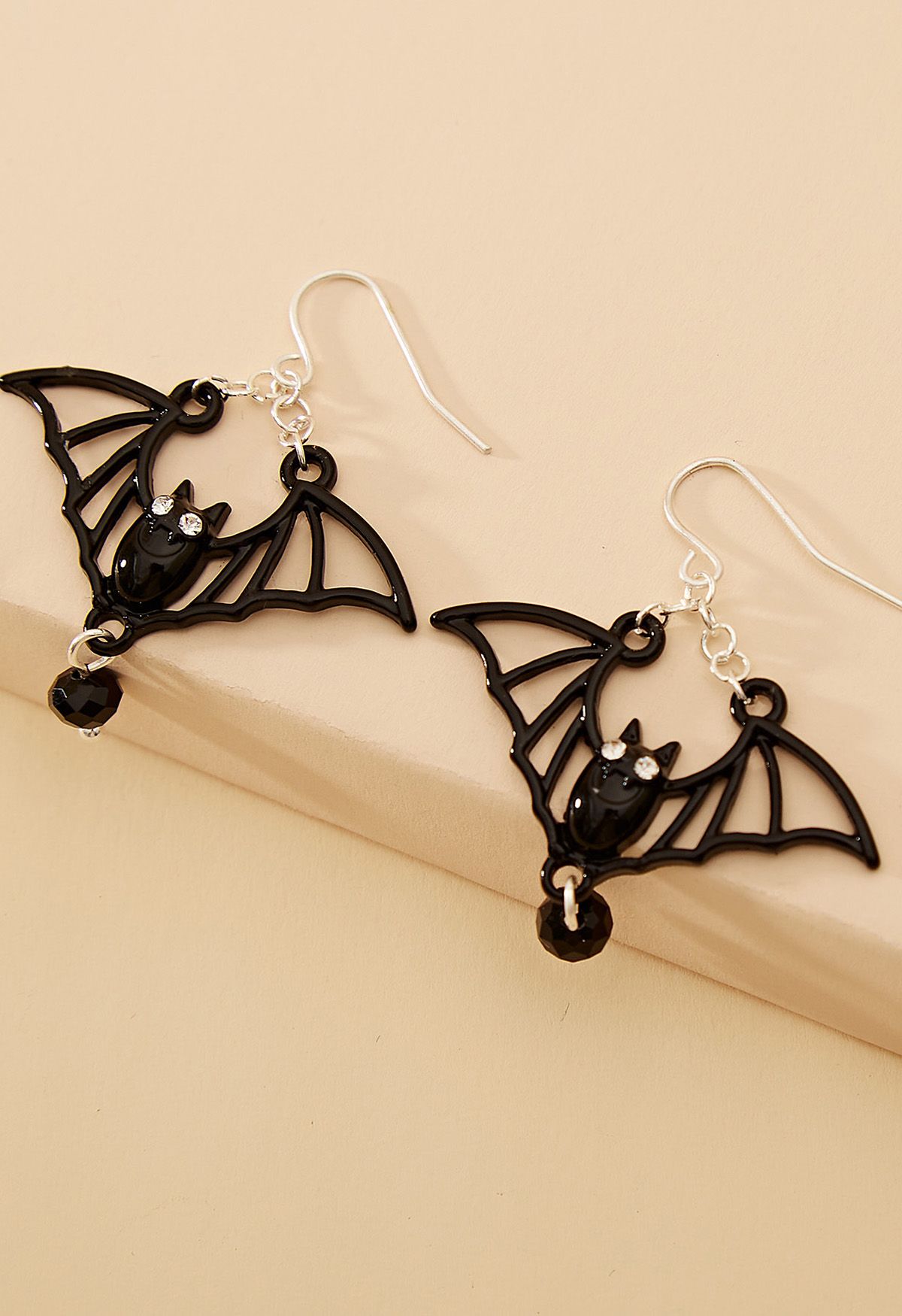 Gothic Hollow Out Bat Earrings