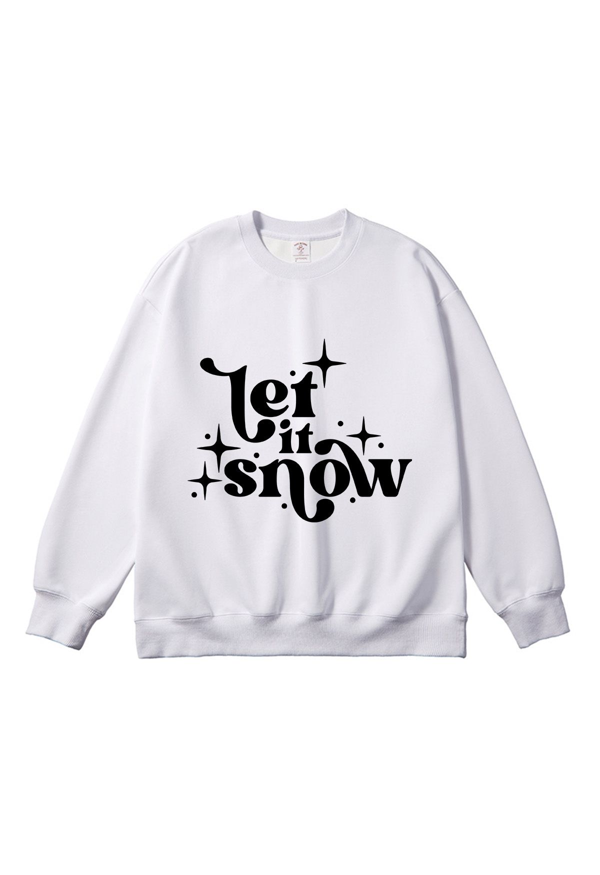 Let It Snow Printed Sweatshirt