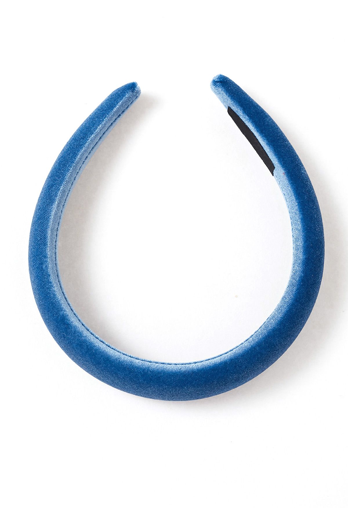 Sleeky Velvet Sponge Headband in Blue