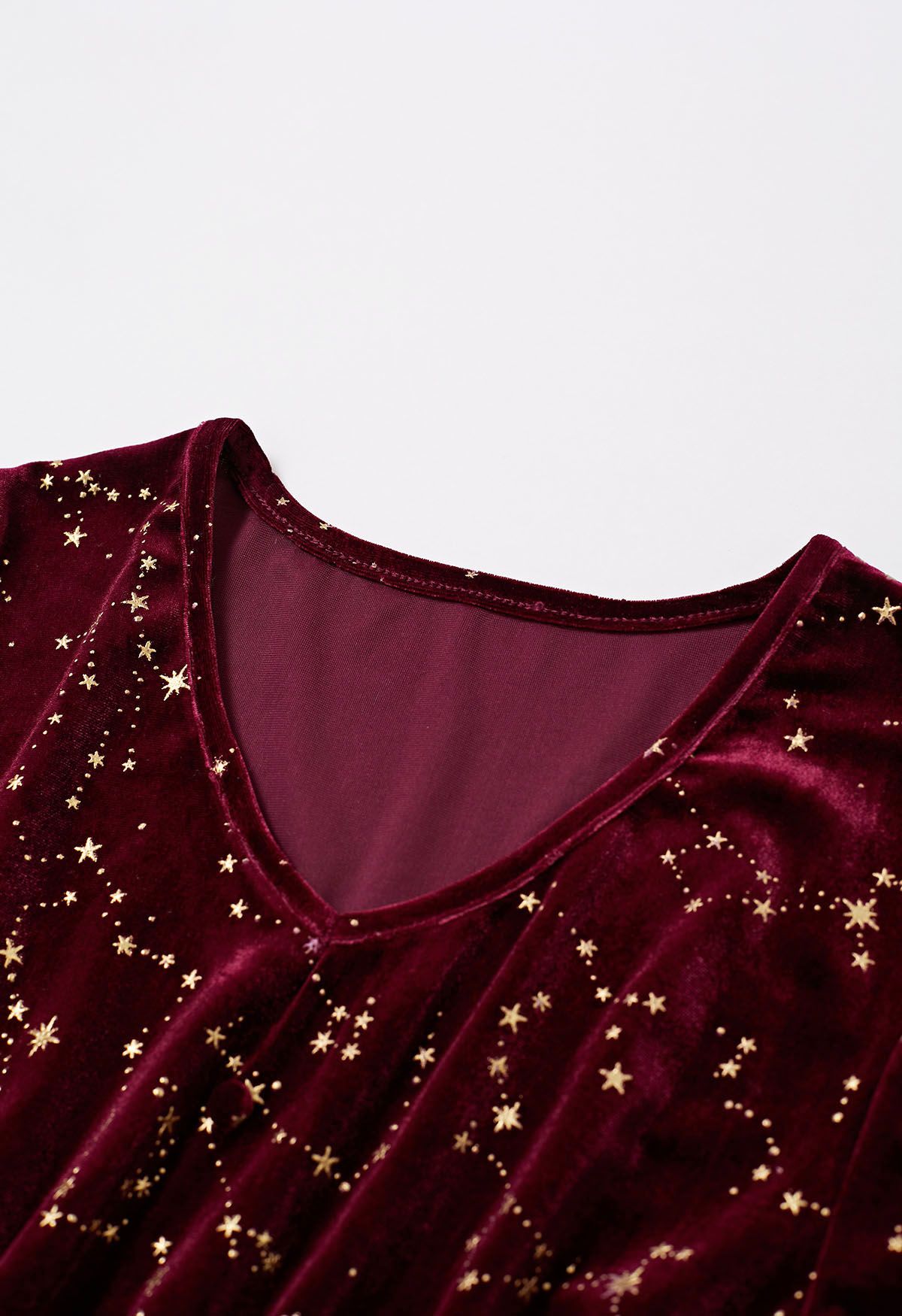 Golden Star Velvet Lux-Made Dress