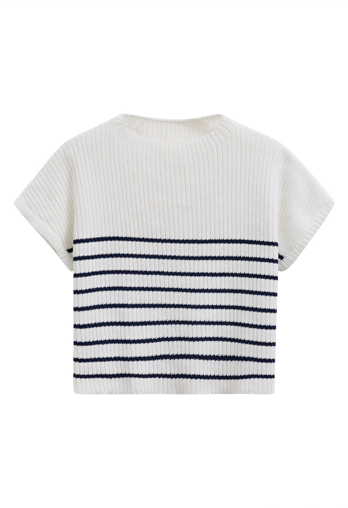 Nautical Breeze Striped Cotton Sweater