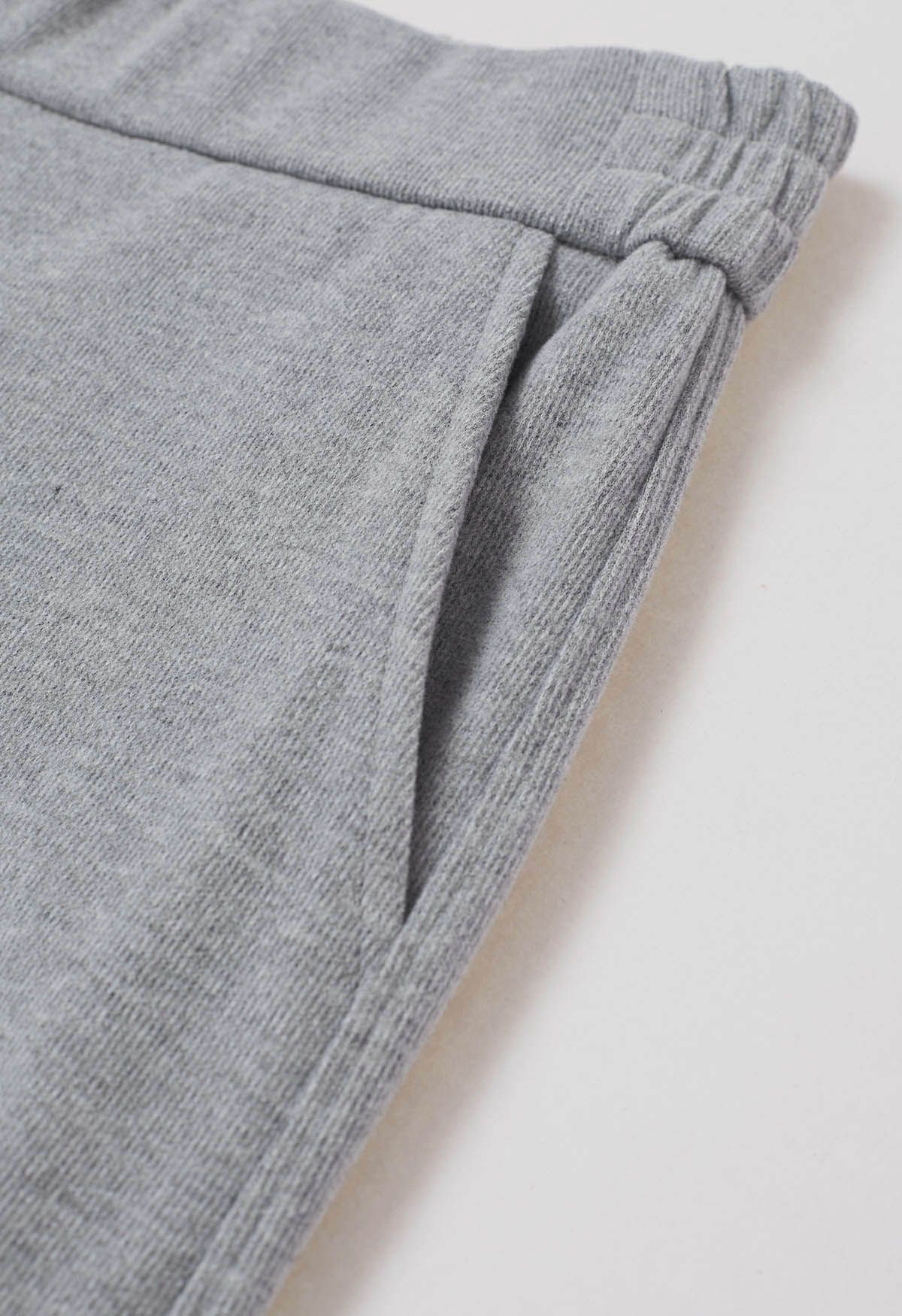 Graceful Ease Flare Leg Pants in Grey