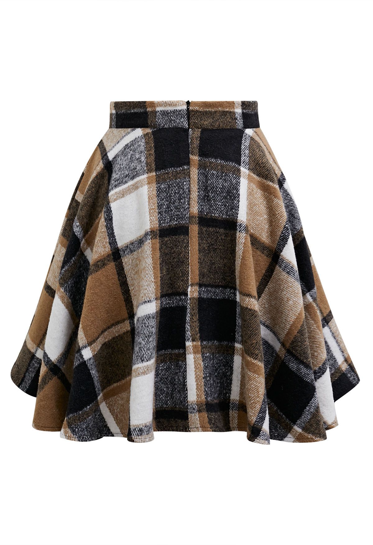 Crush-Worthy Plaid Flare Mini Skirt