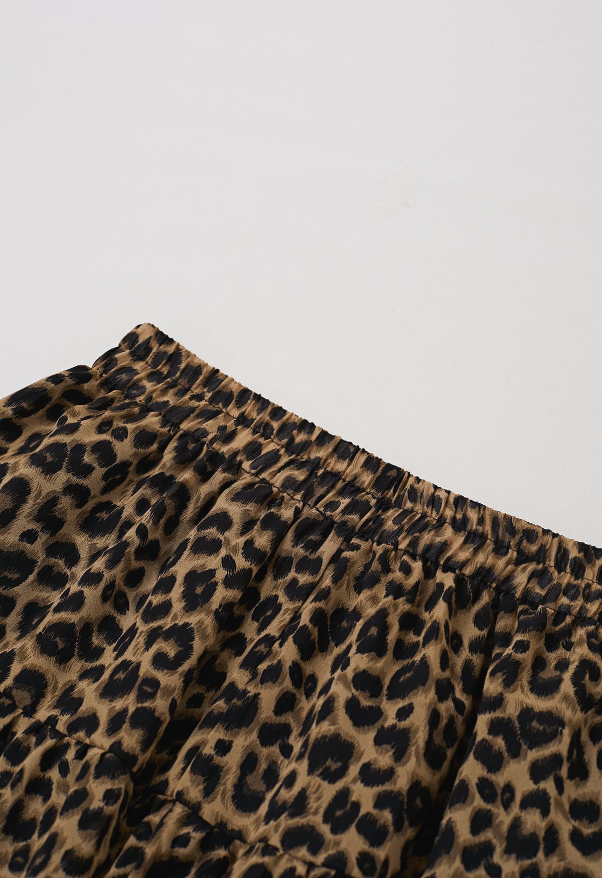 Wild Side Animal Print Chiffon Midi Skirt