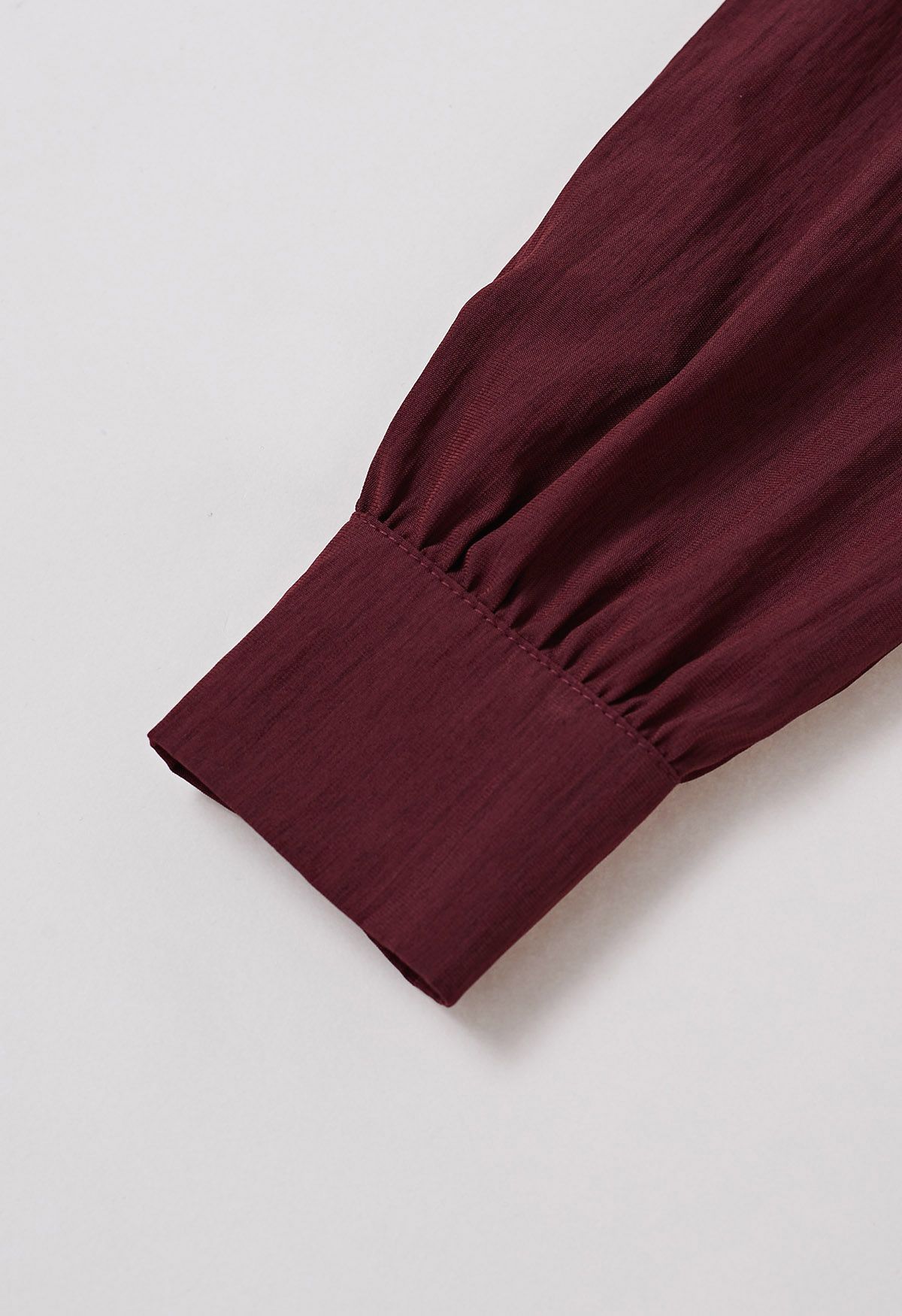 Stunning Bowknot Cutout Midi Dress in Burgundy