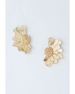 Golden Floral Earrings